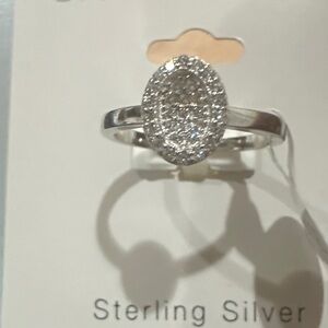 Sterling Silver Oval Ring